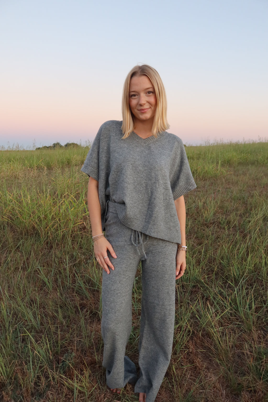 Sterling Grey Sweater Set
