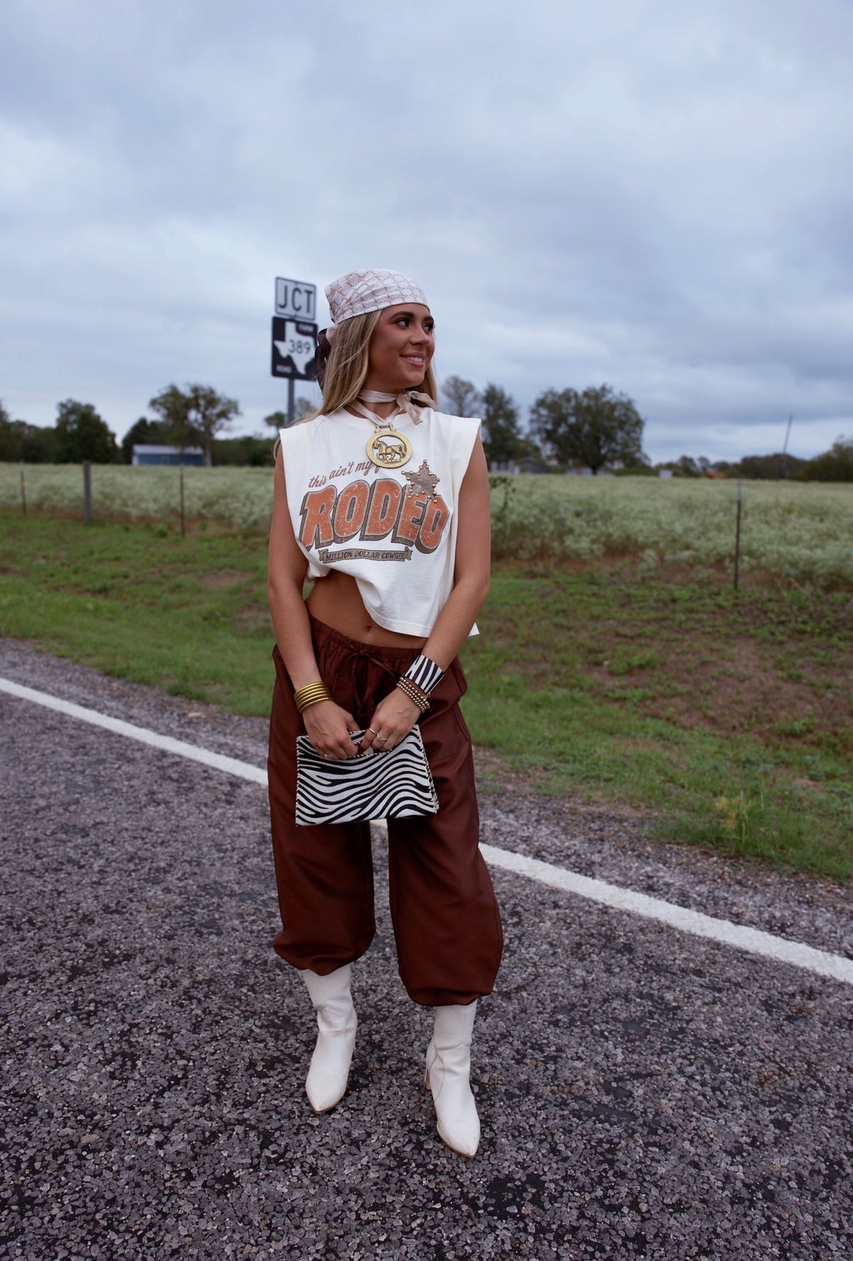 Million Dollar Cowgirl Boxy Tee