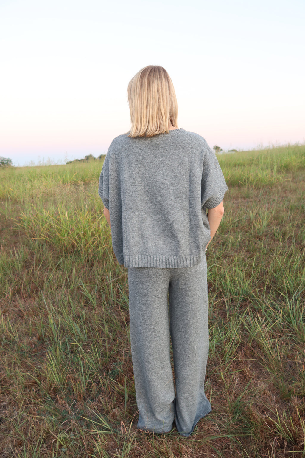 Sterling Grey Sweater Set