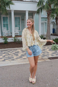 Ellery Butter Floral Top