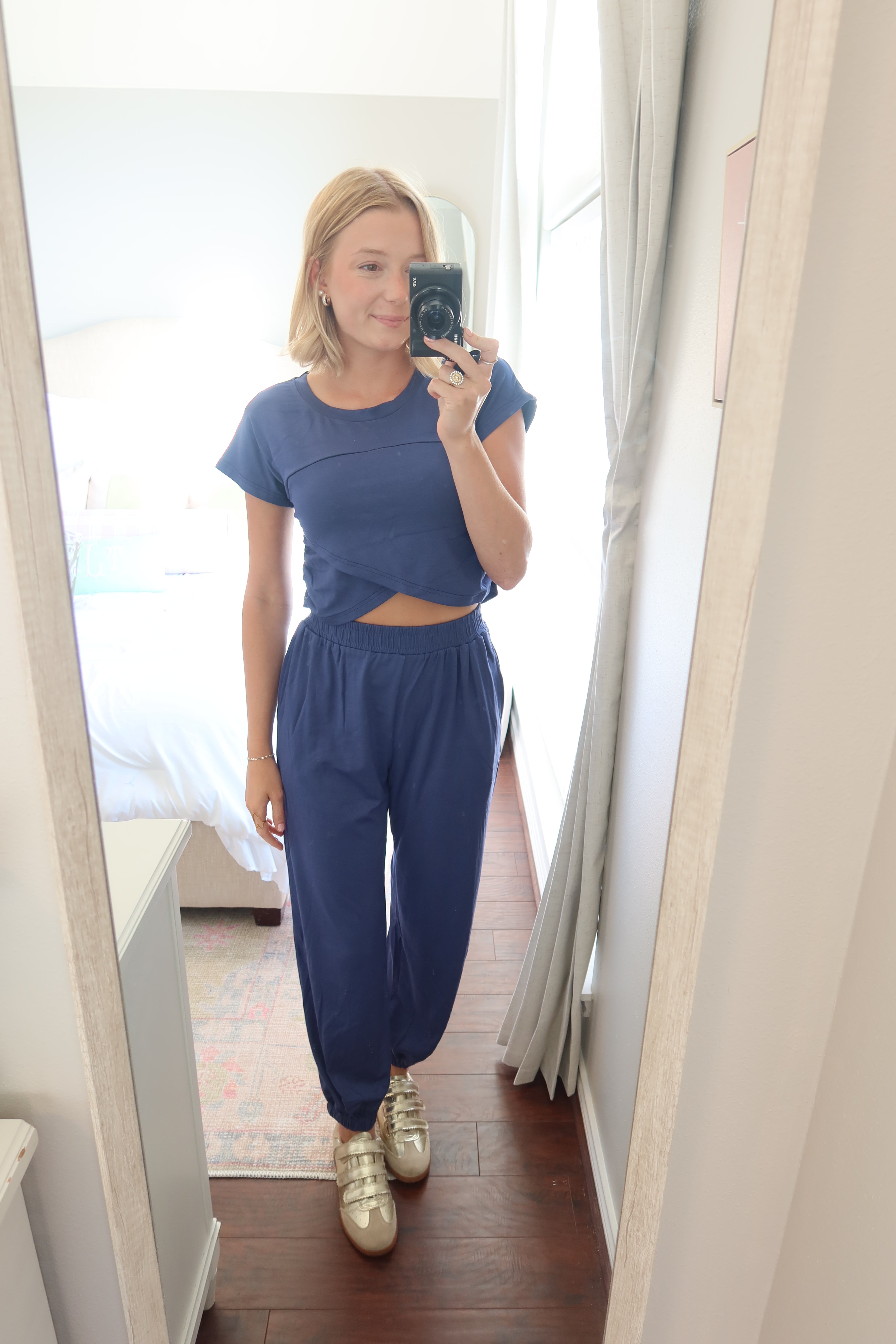 Flora Navy Blue Set