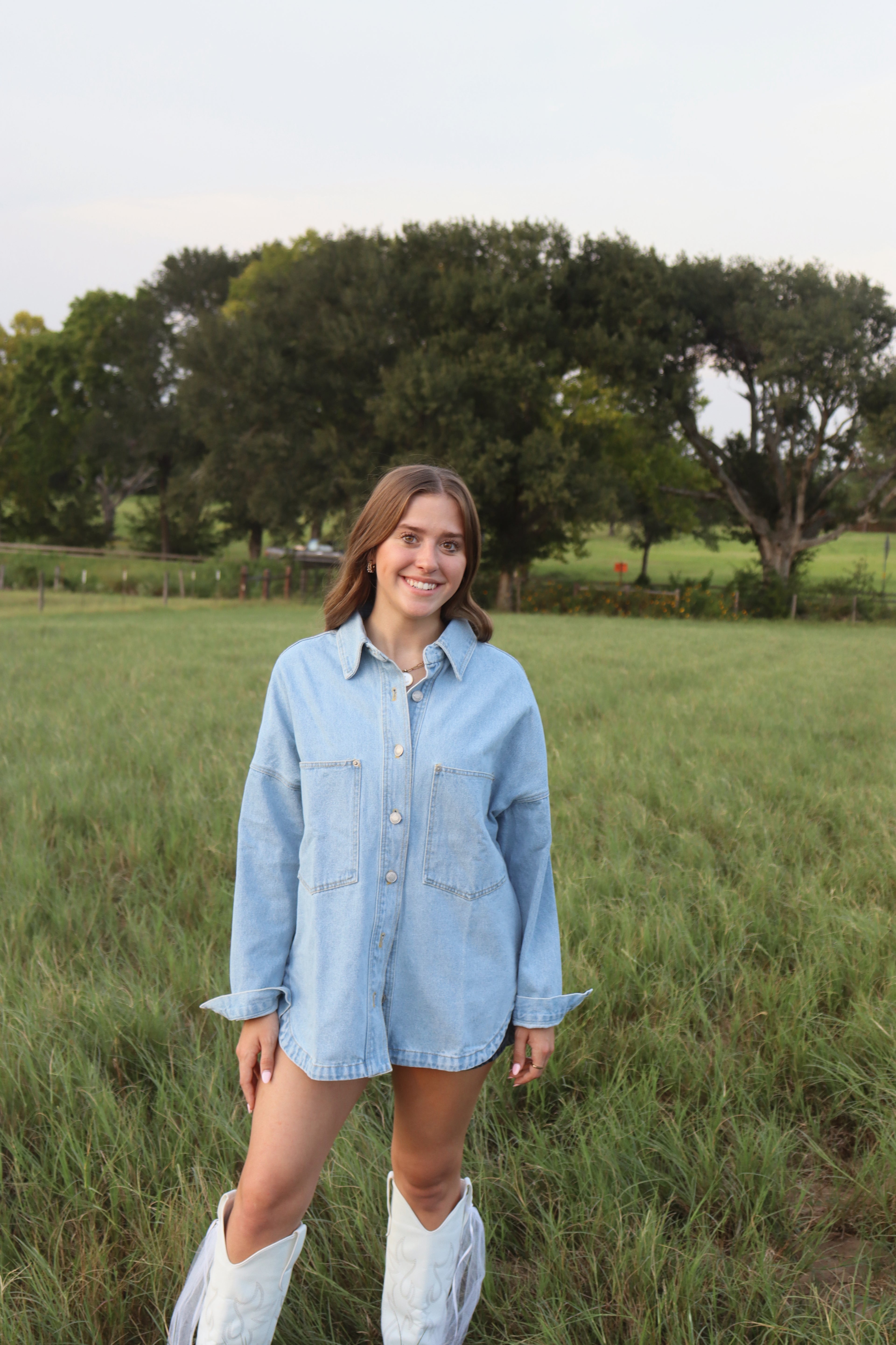 Ellis Denim Top