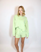 Sloan Green Stripe Set