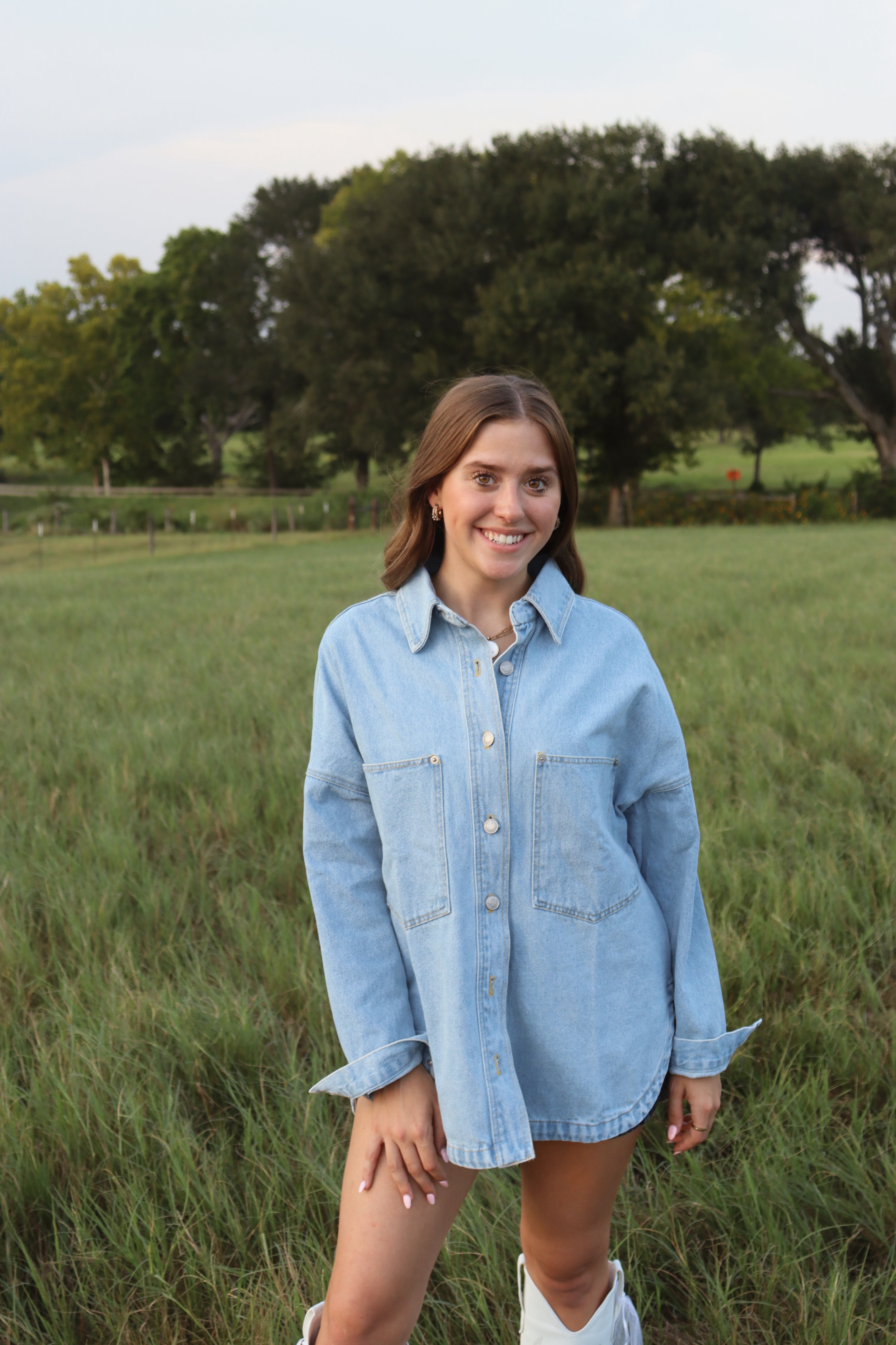 Ellis Denim Top