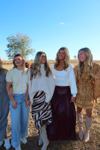 Miley Maroon Pleather Skirt