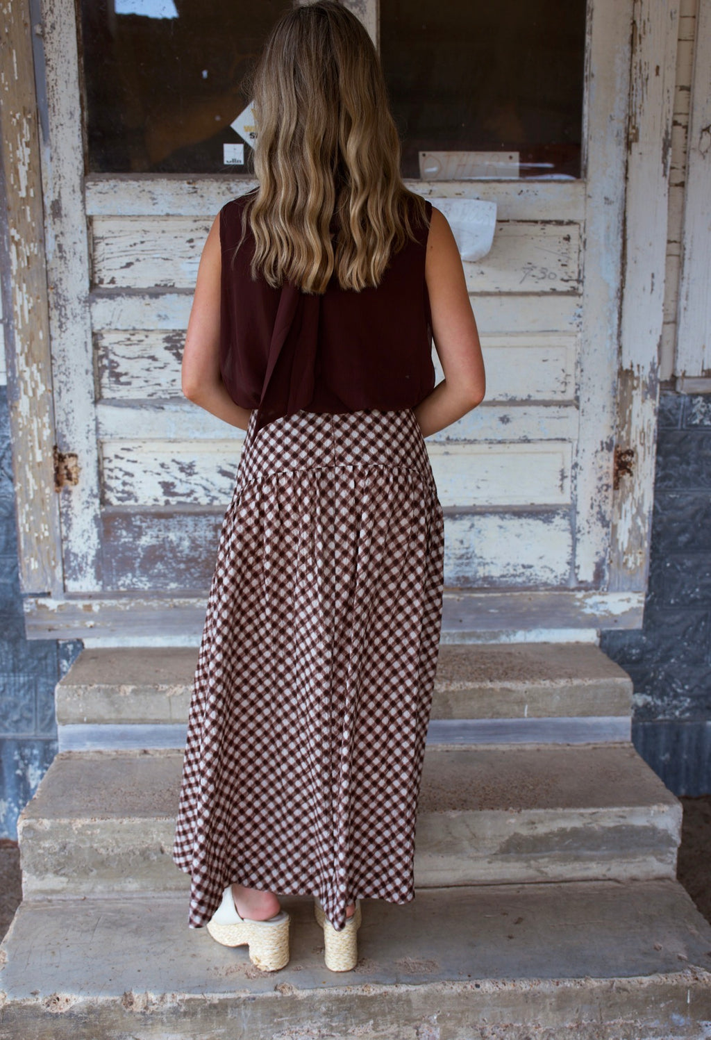 Jolee Brown Overlay Top