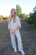 Shiloh Cream Cashmere Top