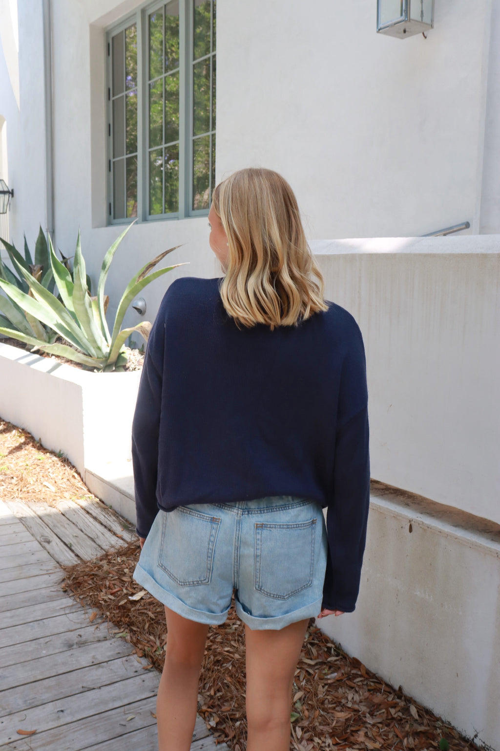 Americana Navy Sweater