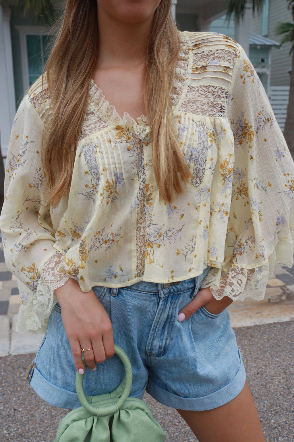 Ellery Butter Floral Top