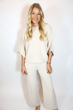 Shiloh Cream Cashmere Pants