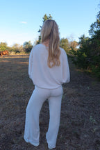 Shiloh Cream Cashmere Top