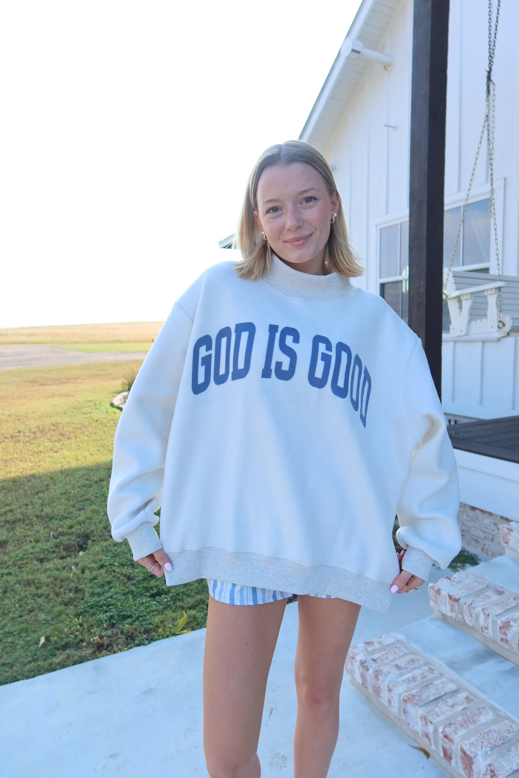 PREORDER - Jesus Mockneck Sweatshirt