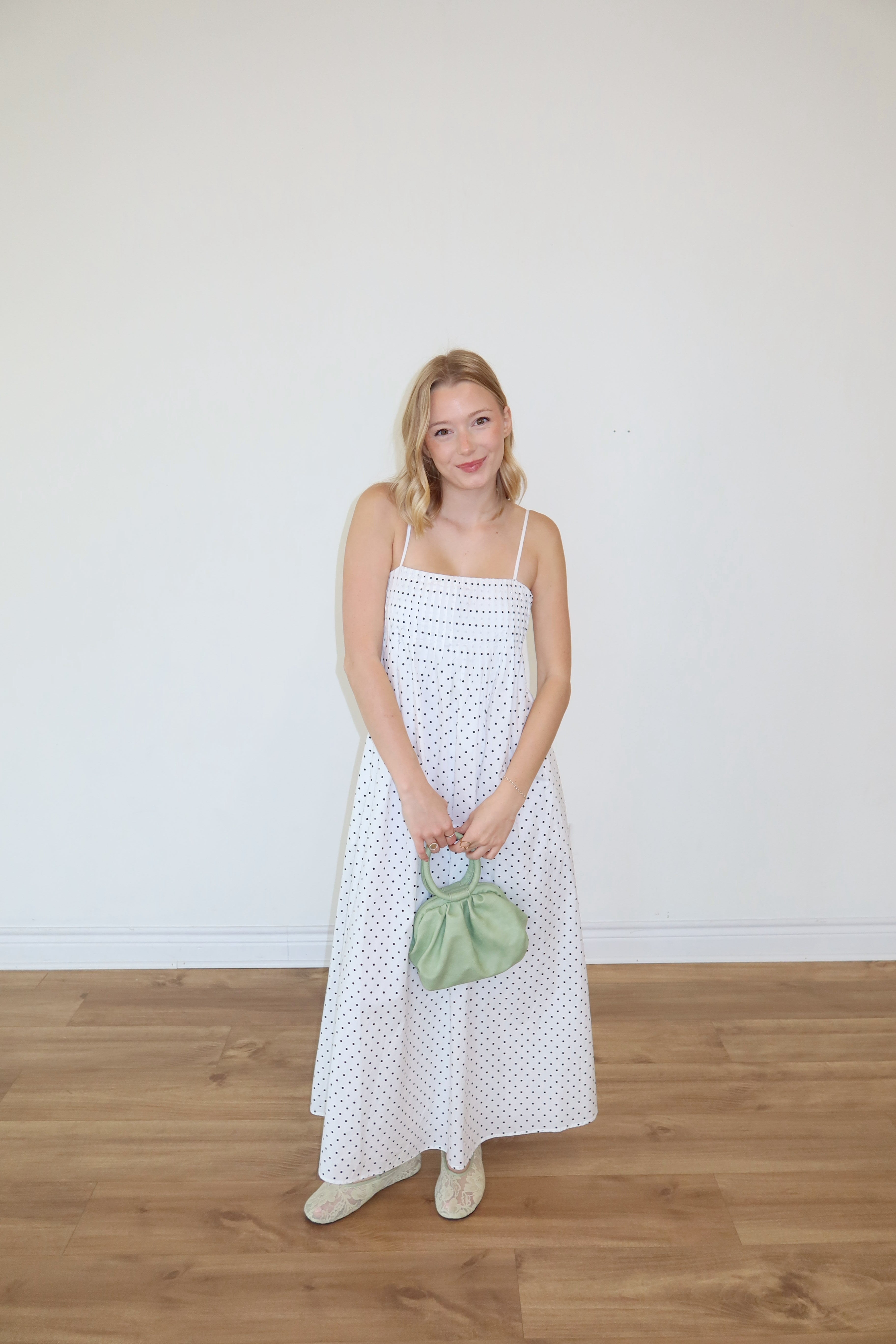 Stevie Polka Dot Maxi Dress