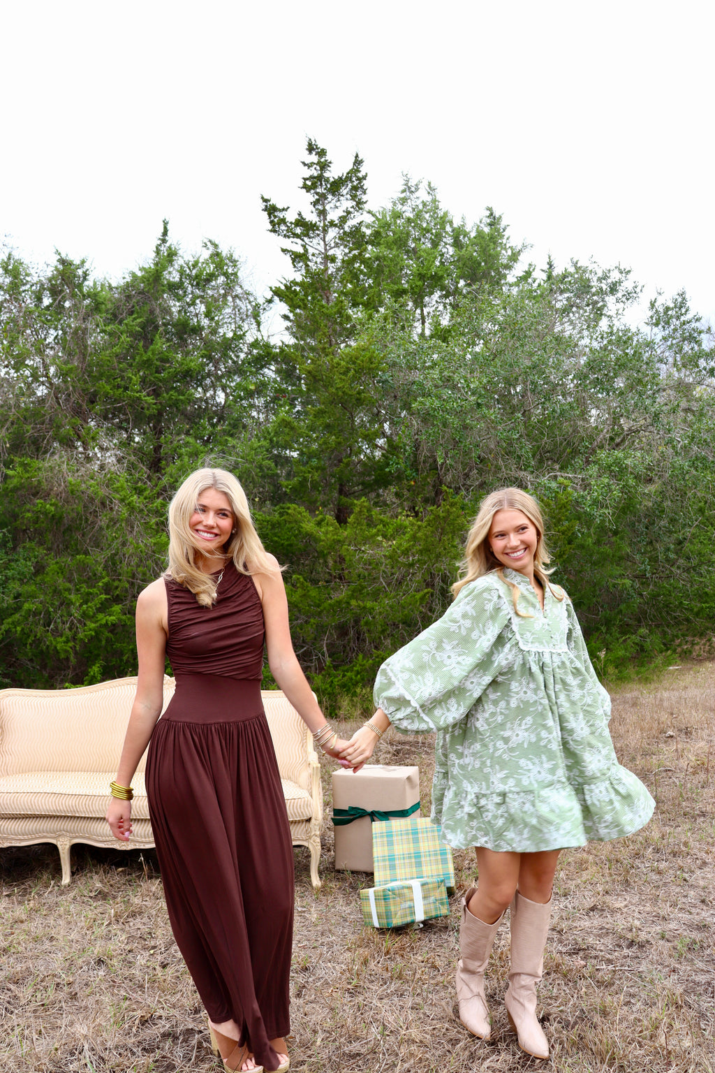 Tatum Brown Maxi Dress