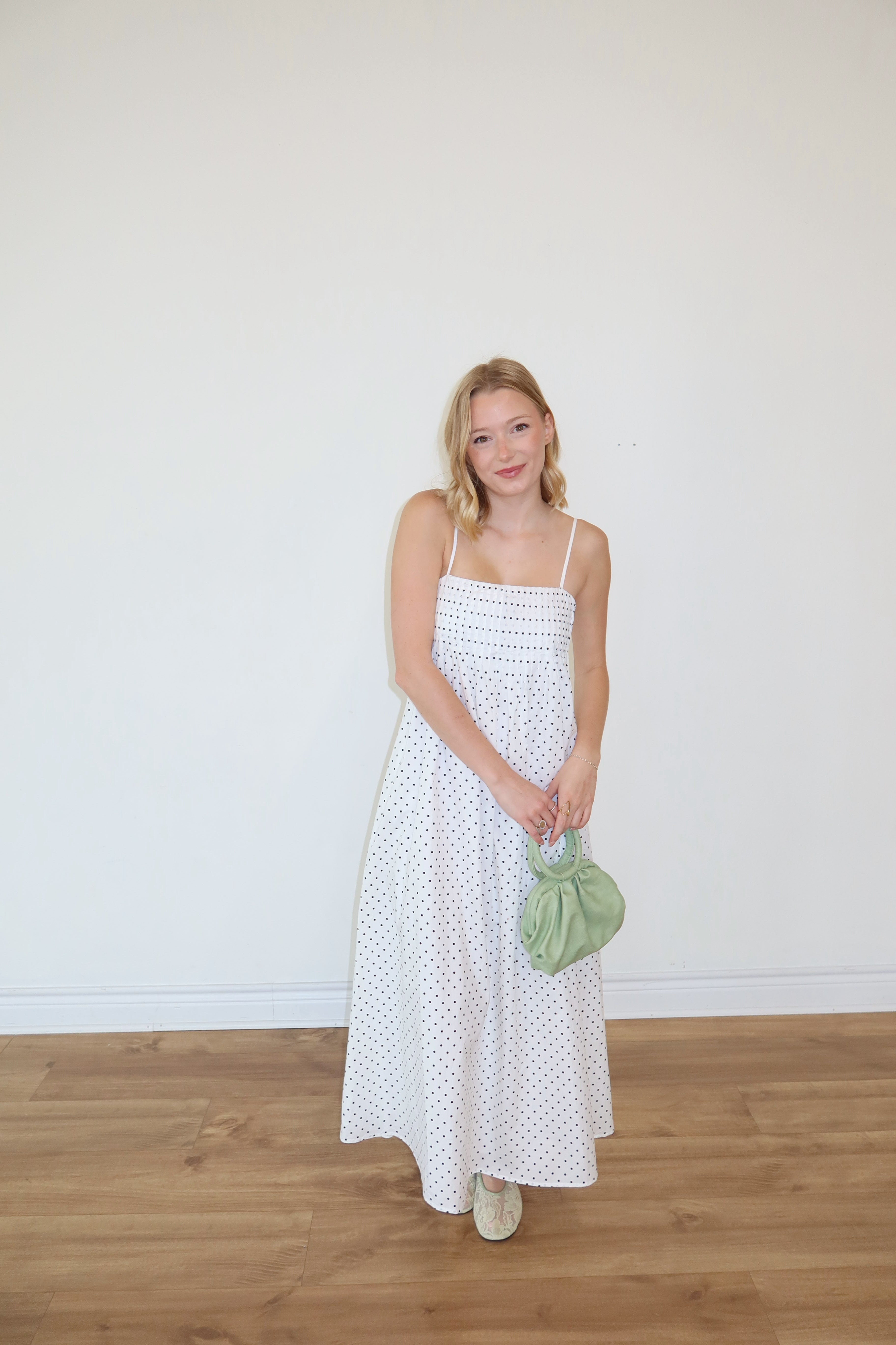 Stevie Polka Dot Maxi Dress