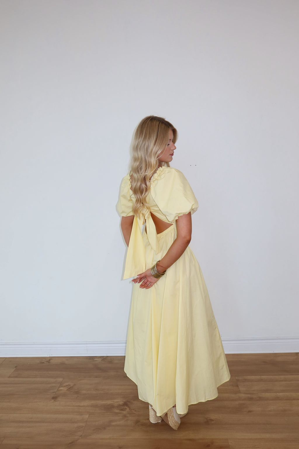 Daisy Yellow Maxi Dress