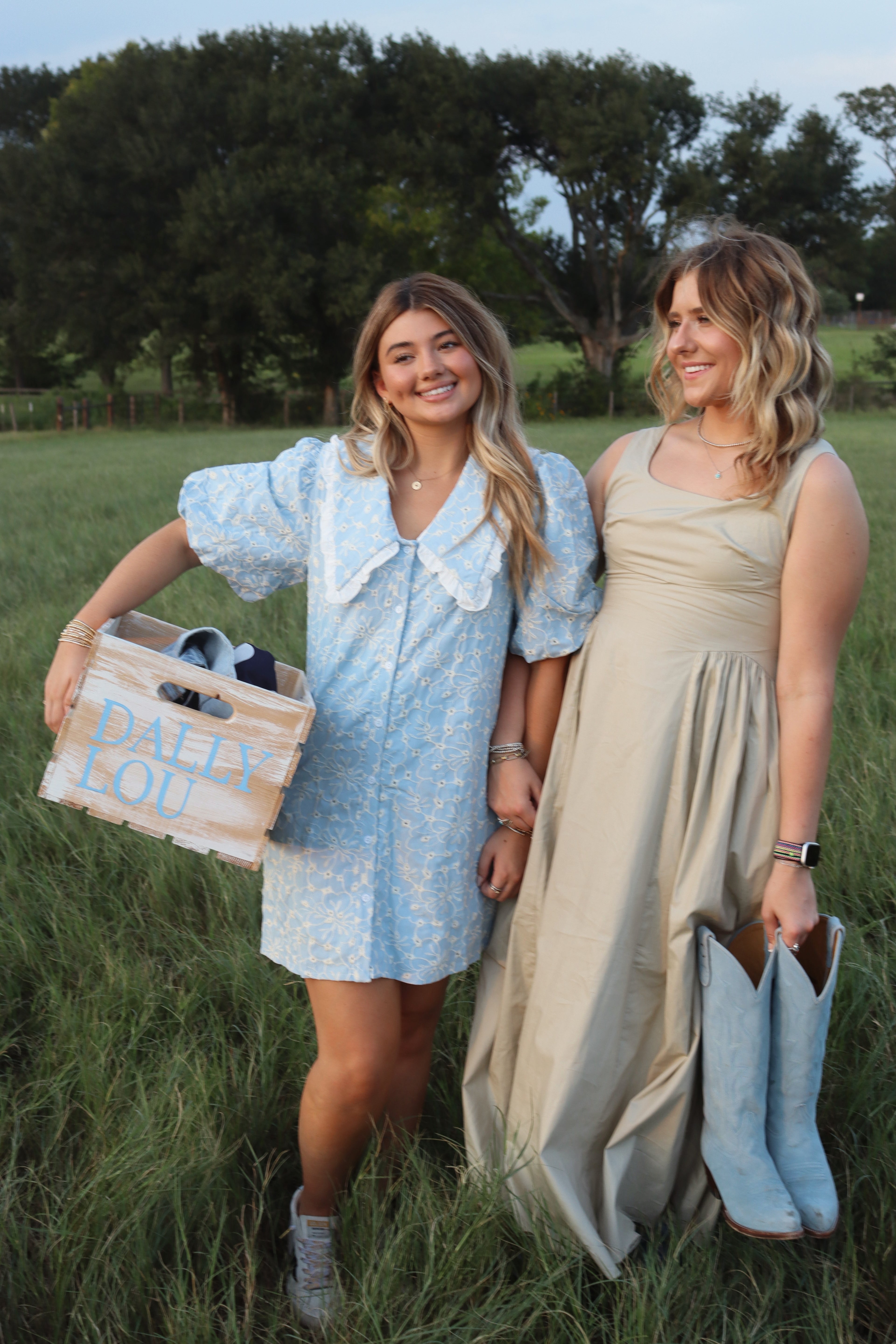 Ember Blue Collared Dress