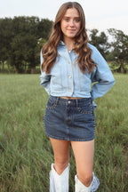 Callan Studded Mini Skirt