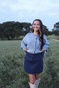 Penn Denim Skirt