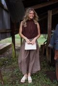 Jolee Brown Overlay Top