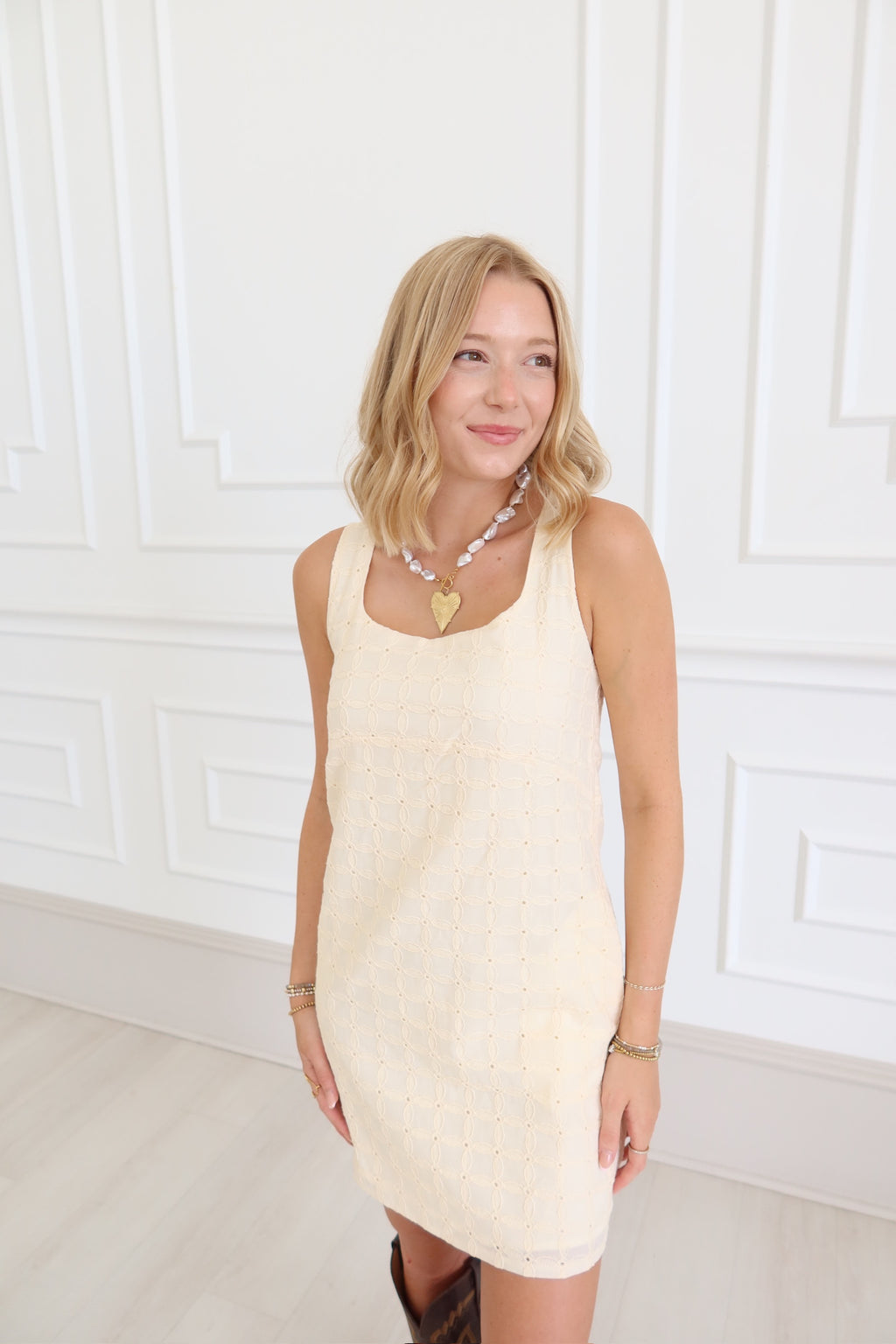Everly Cream Dress