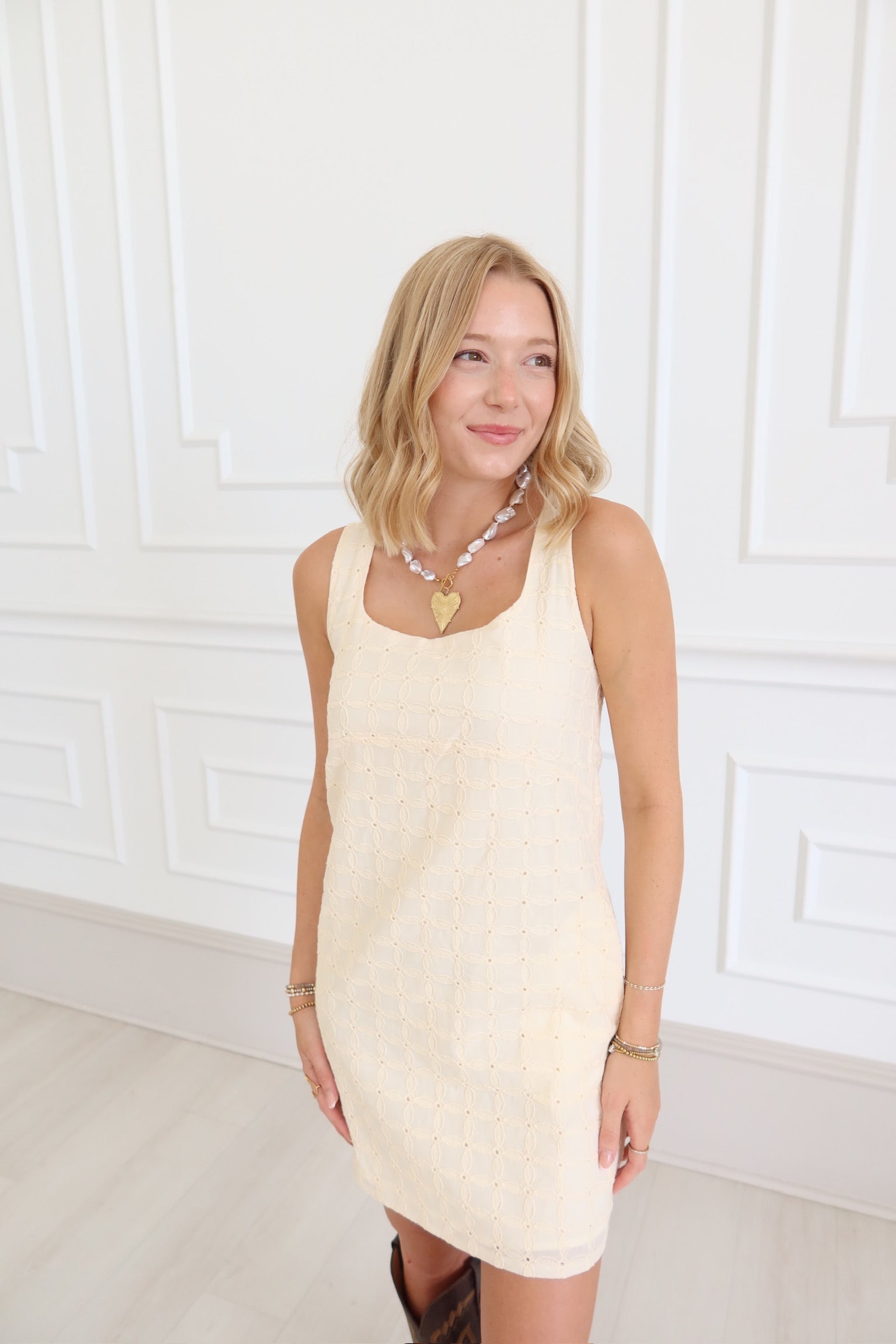 Everly Cream Dress