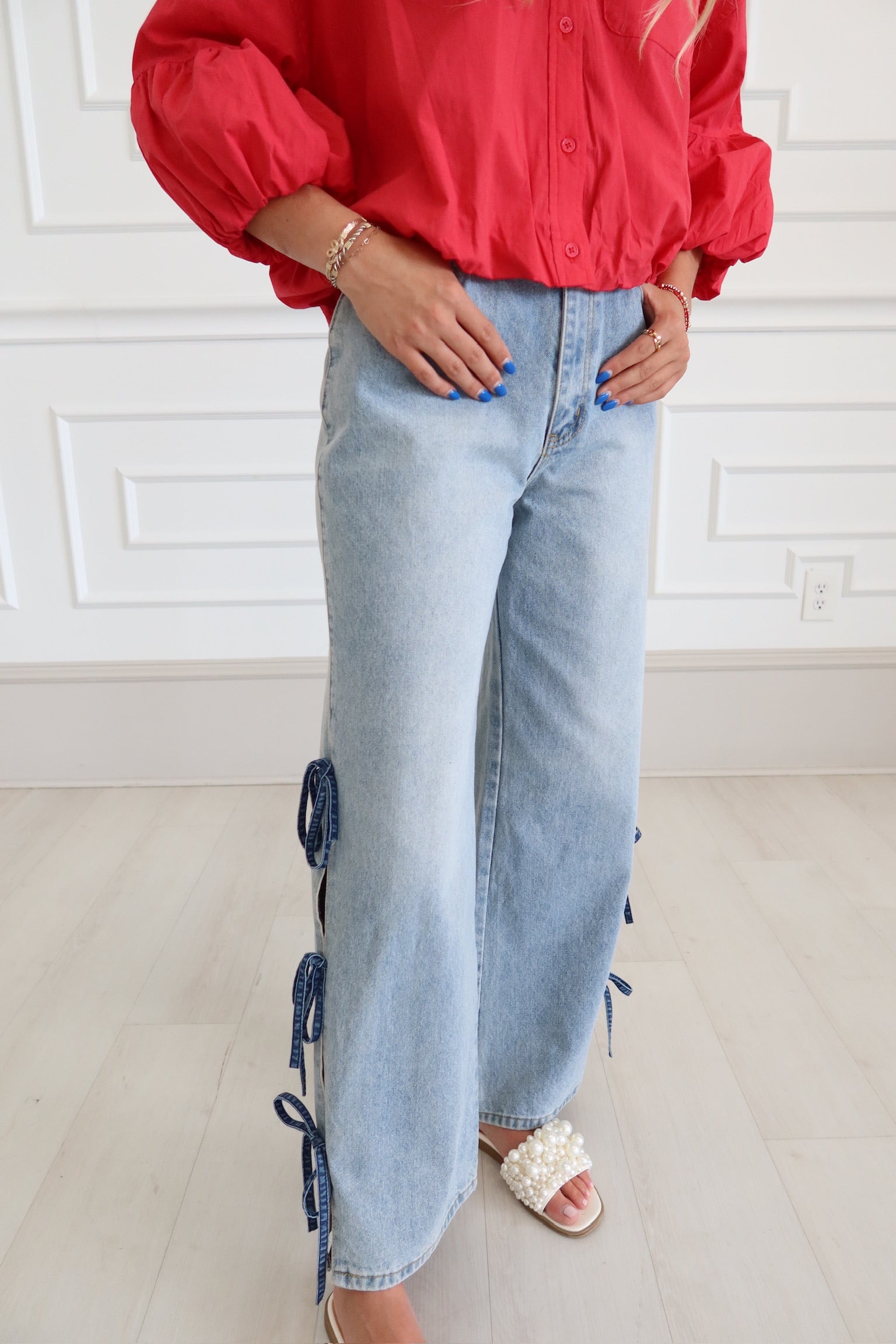 Cassie Bow Jeans