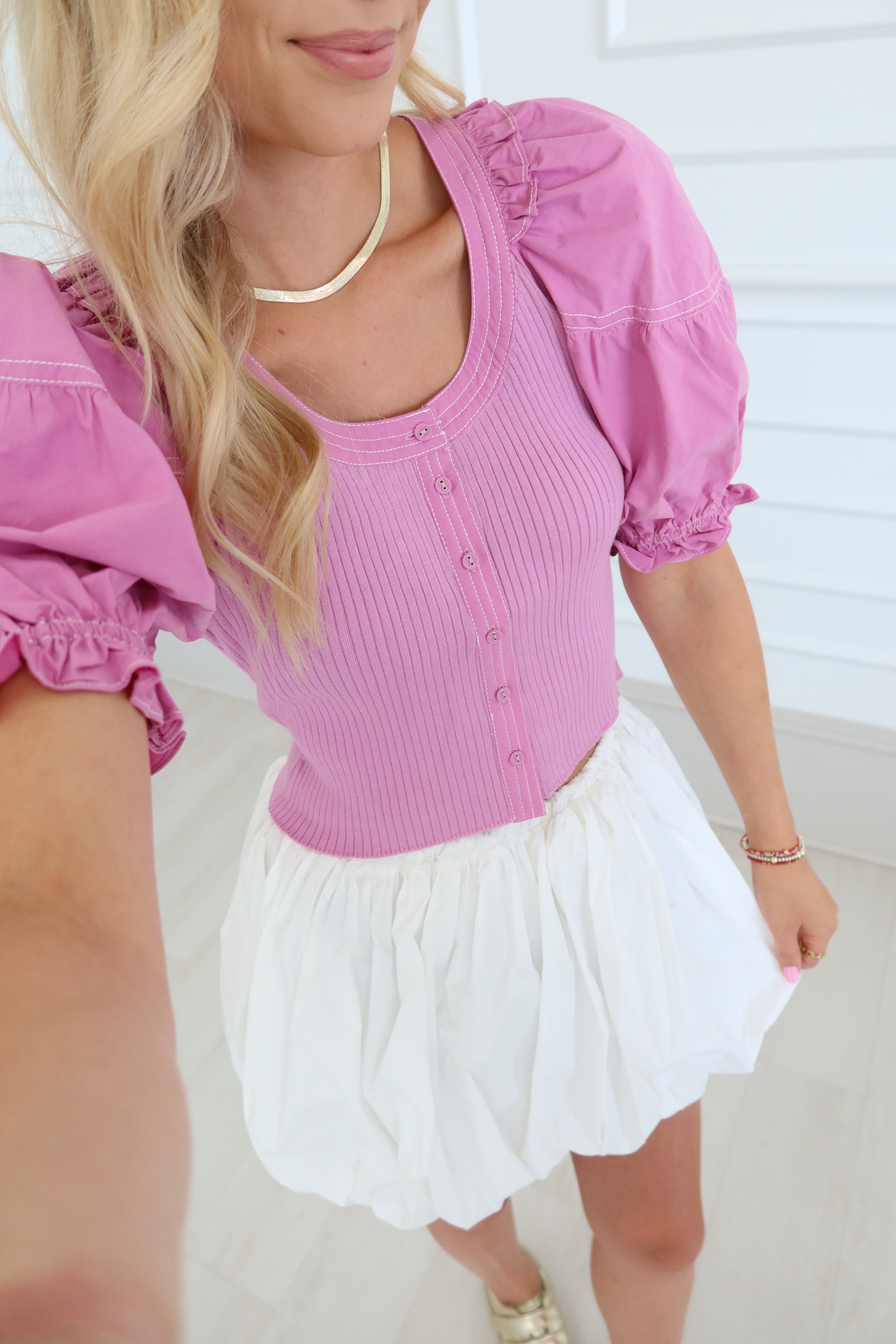 Della Puff Sleeve Top