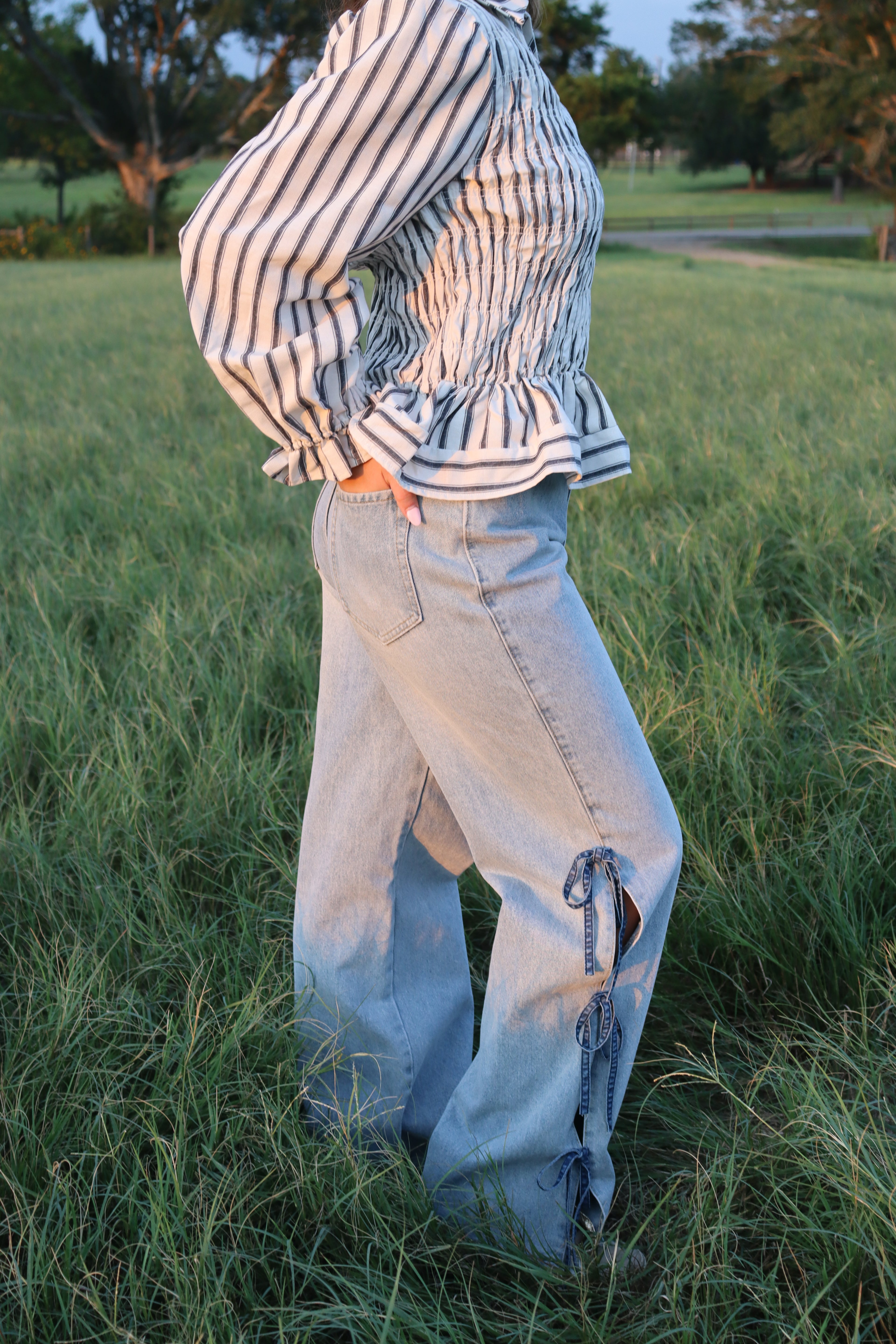 Cassie Bow Jeans