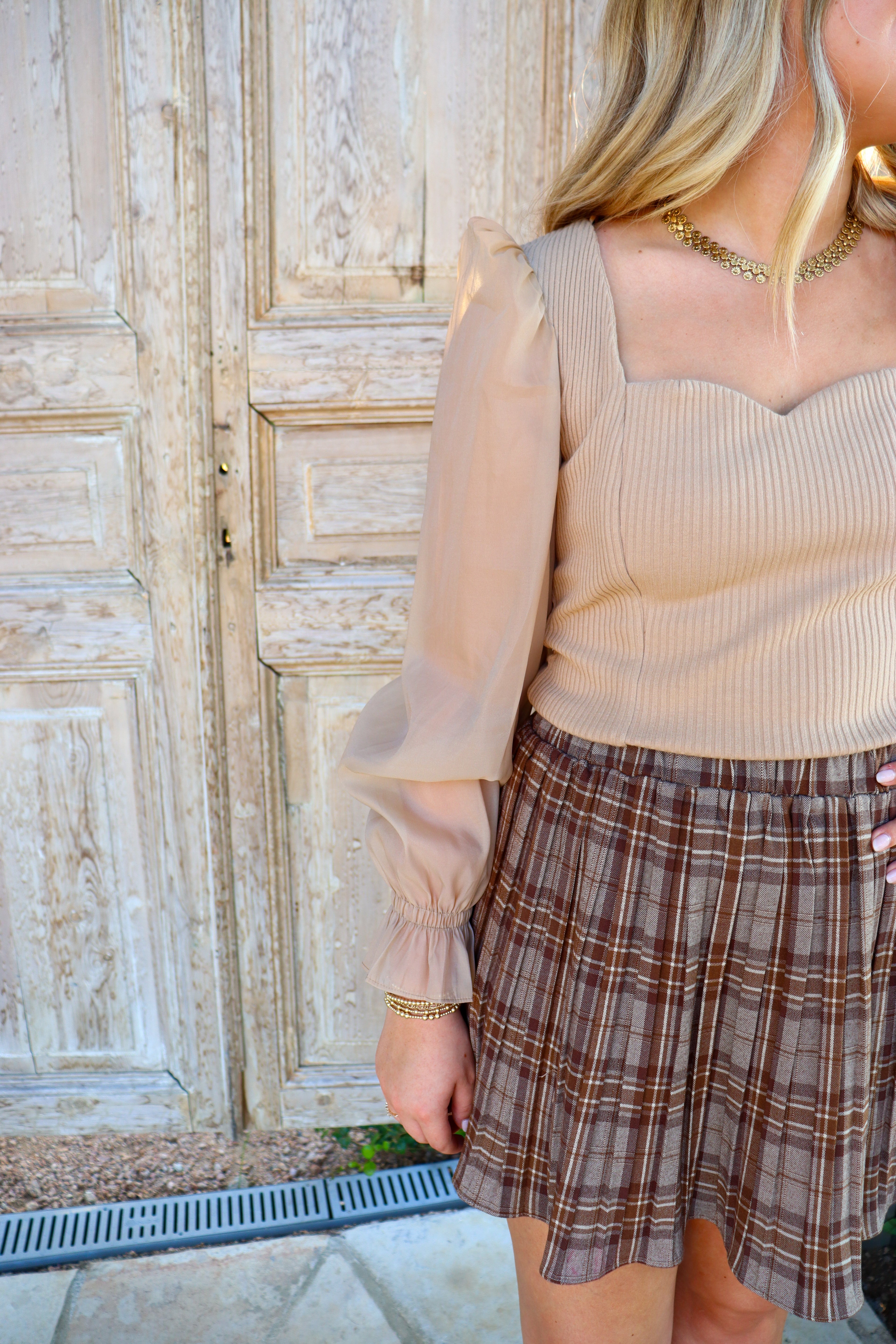 Harlow Tan Top