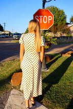 Leni Polka Dot Maxi Dress