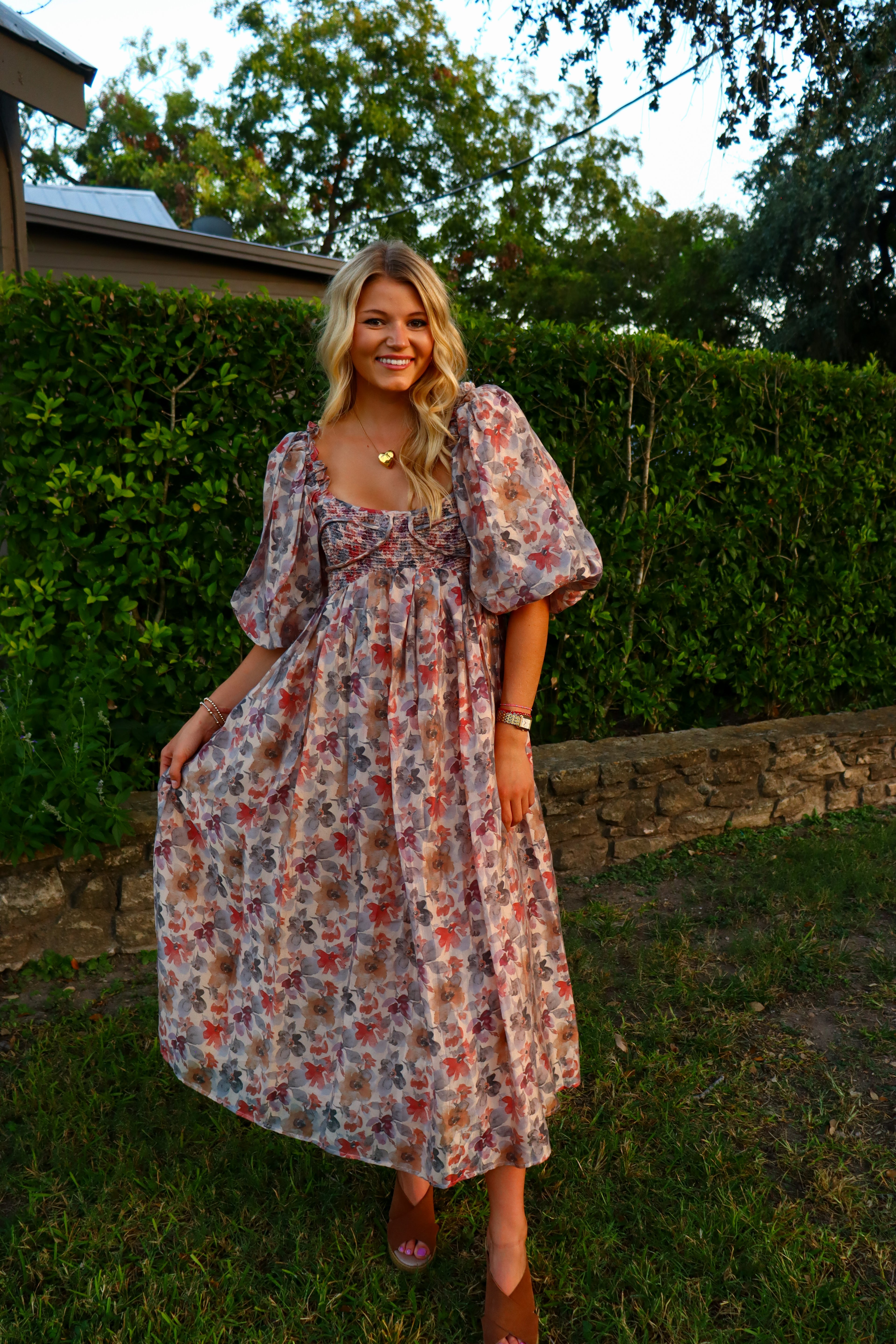 Ellie Floral Maxi Dress