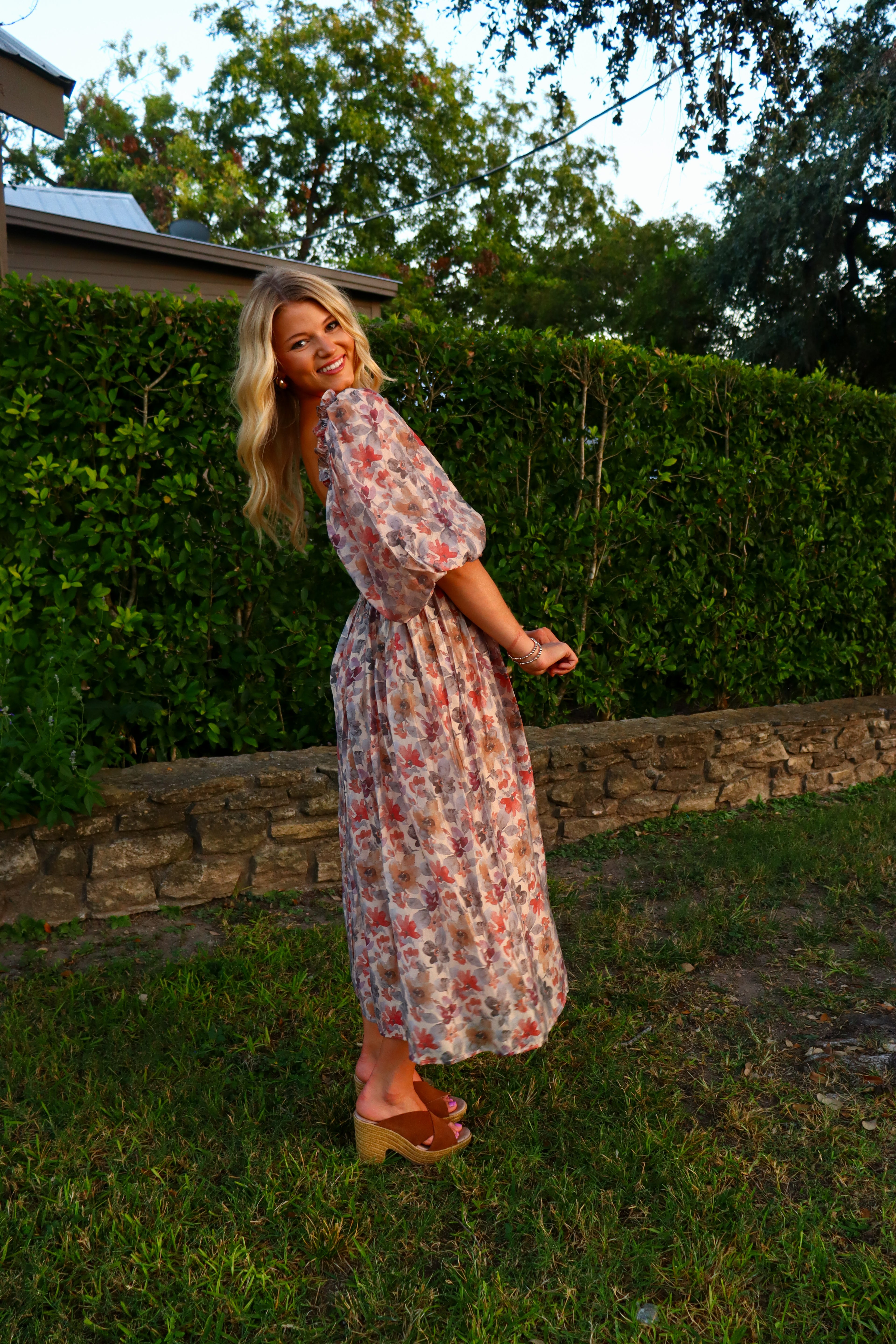 Ellie Floral Maxi Dress