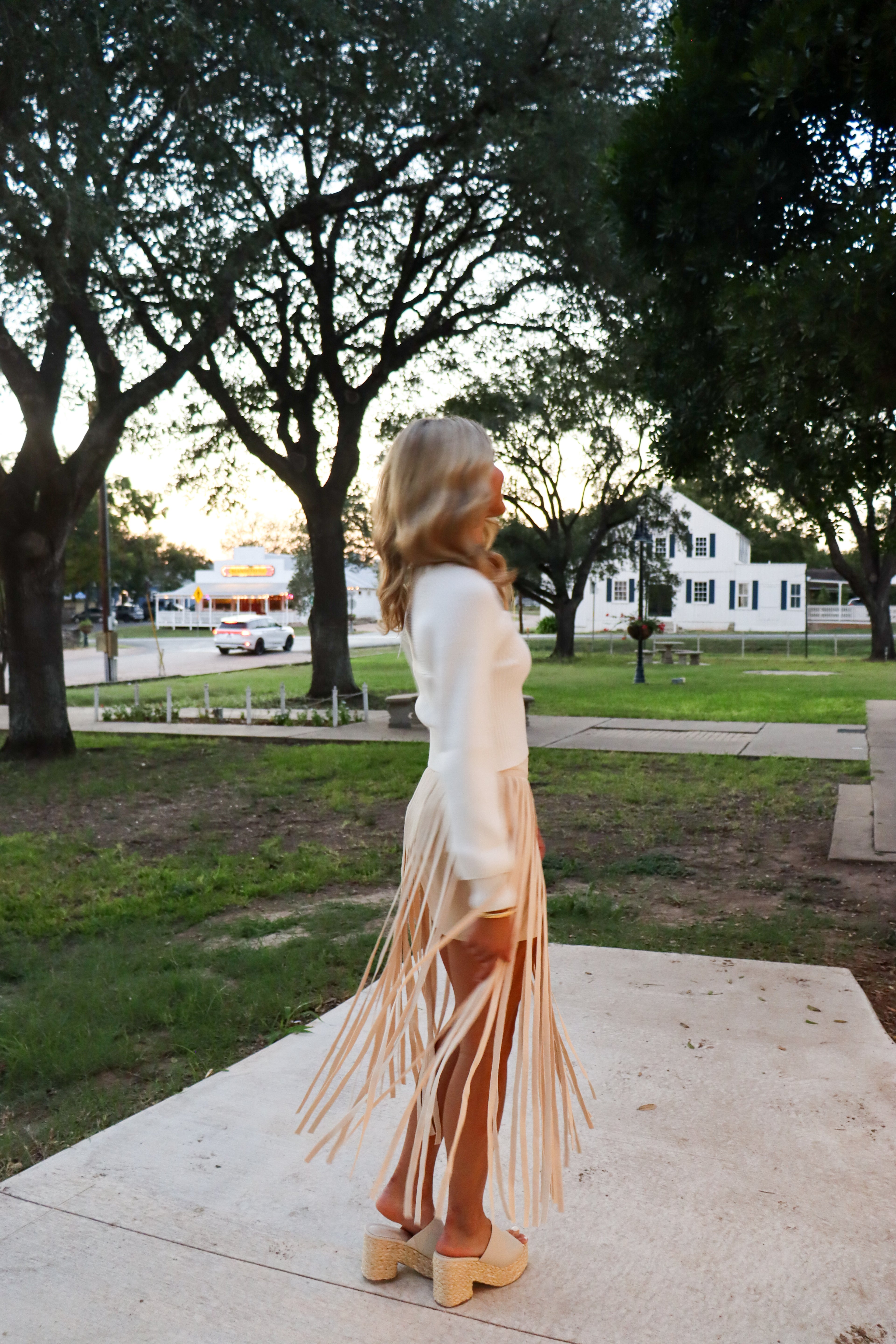 Rowan White Sweater