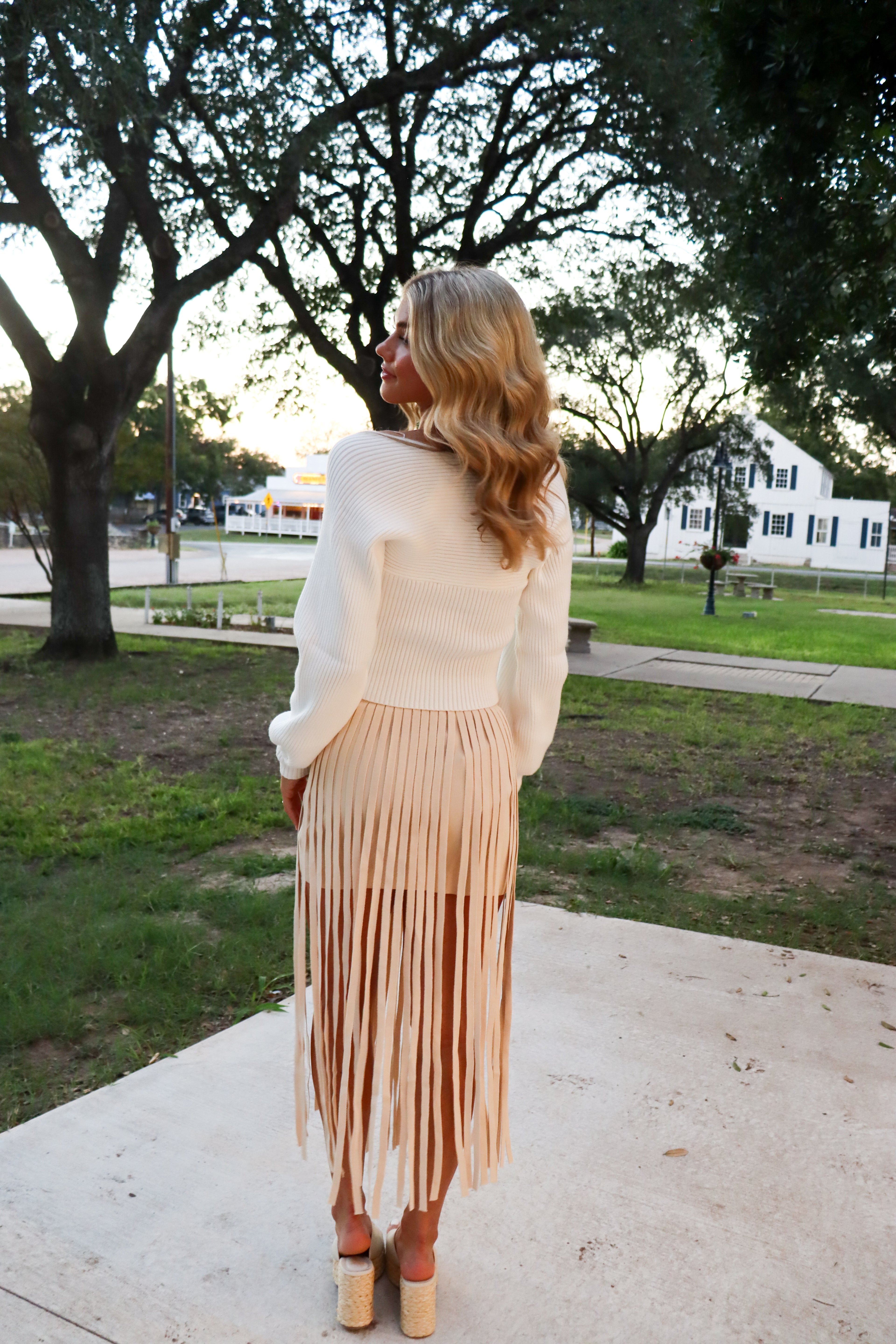 Rowan White Sweater