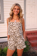 Faye Cream Zebra Set