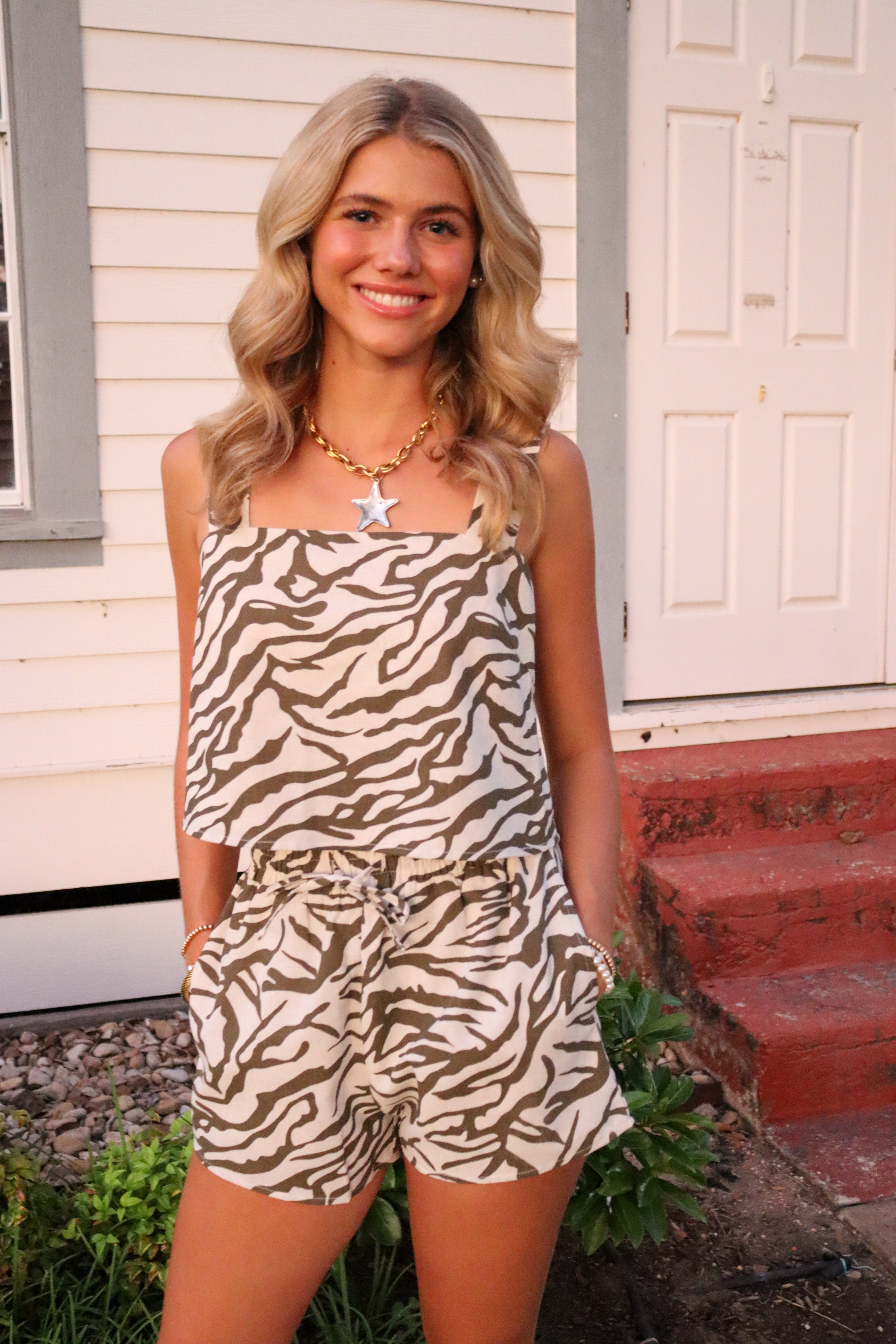 Faye Cream Zebra Set
