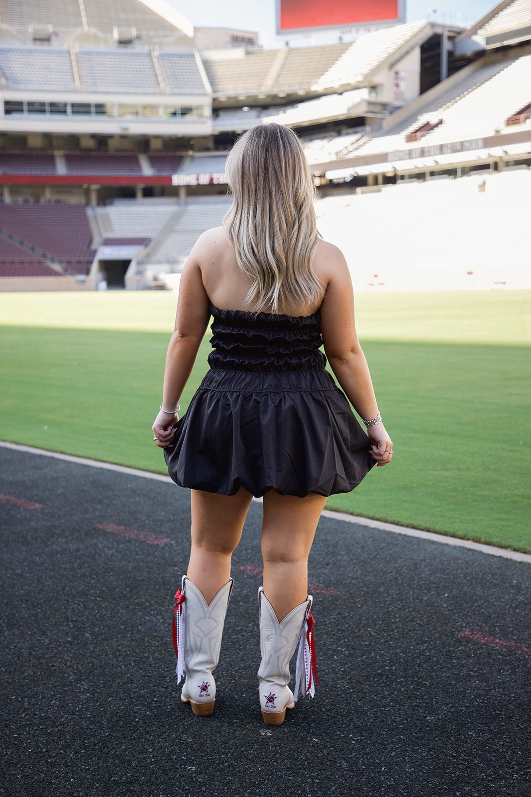 Finn Black Bubble Dress