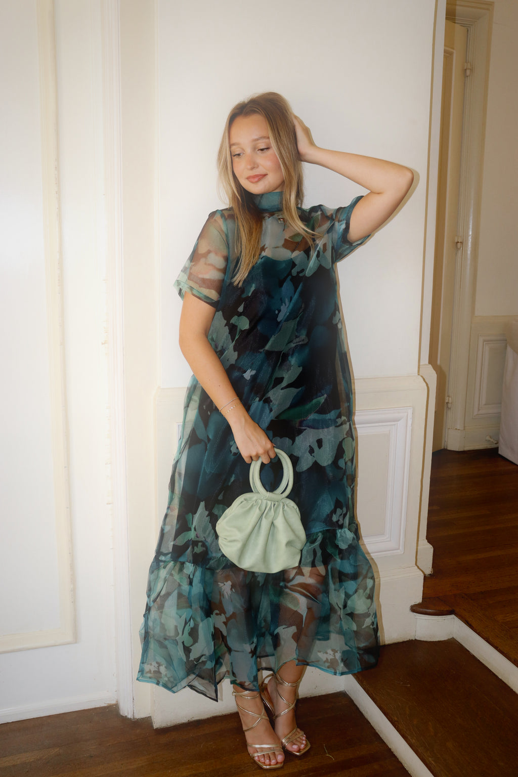 Delilah Tulle Overlay Dress