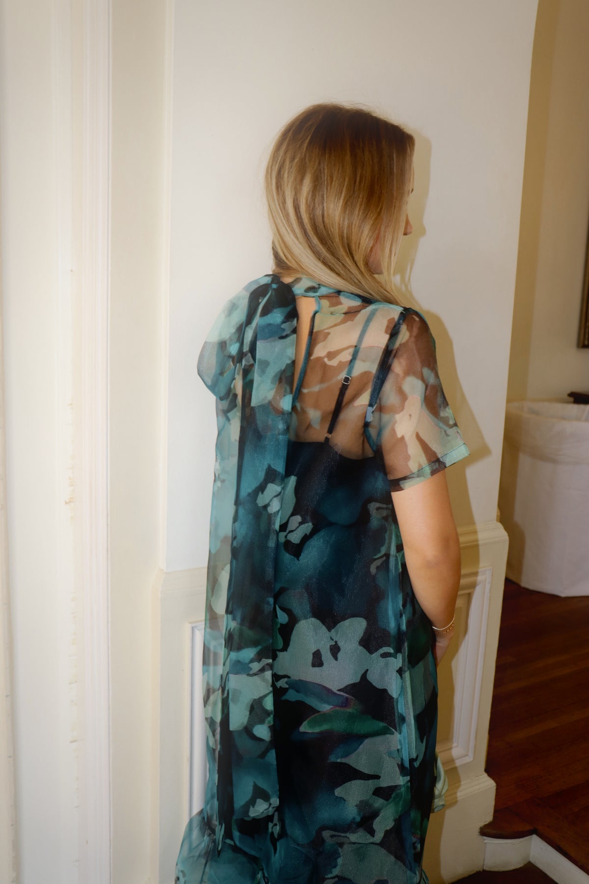 Delilah Tulle Overlay Dress