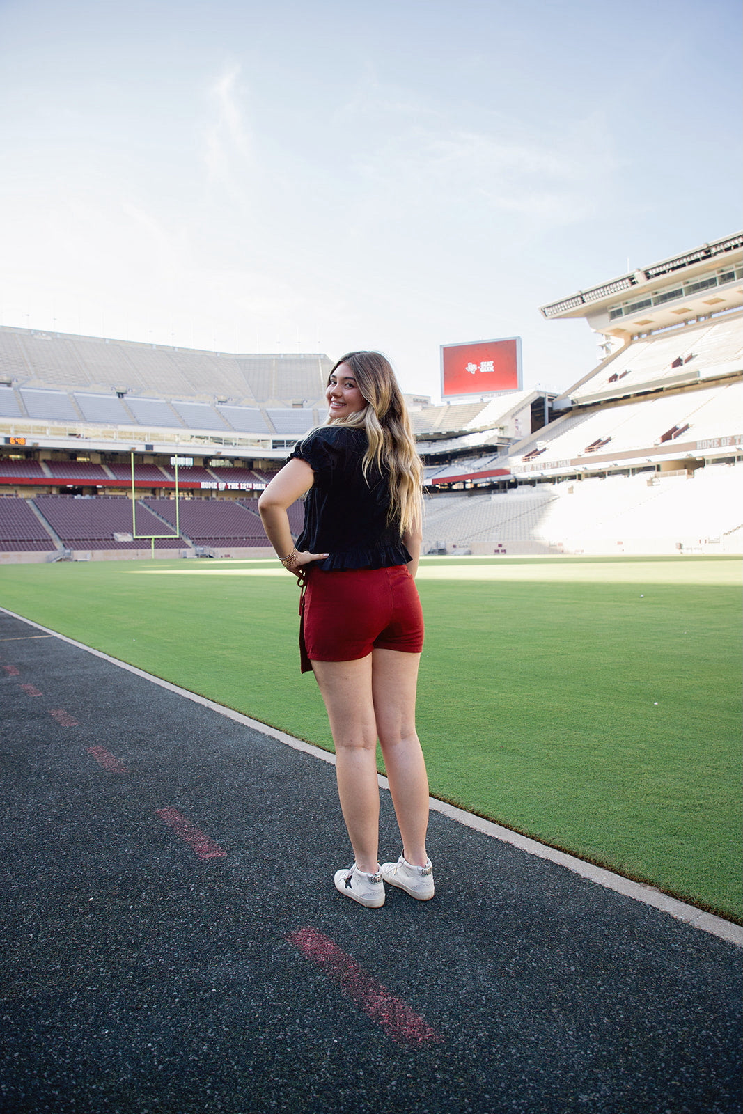 Gig'em Maroon Skort