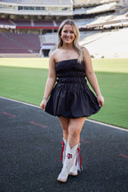 Finn Black Bubble Dress