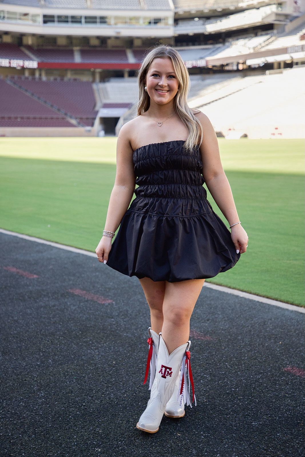 Finn Black Bubble Dress