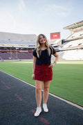 Gig'em Maroon Skort