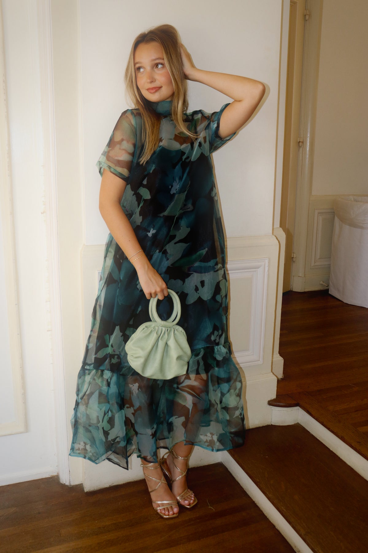 Delilah Tulle Overlay Dress