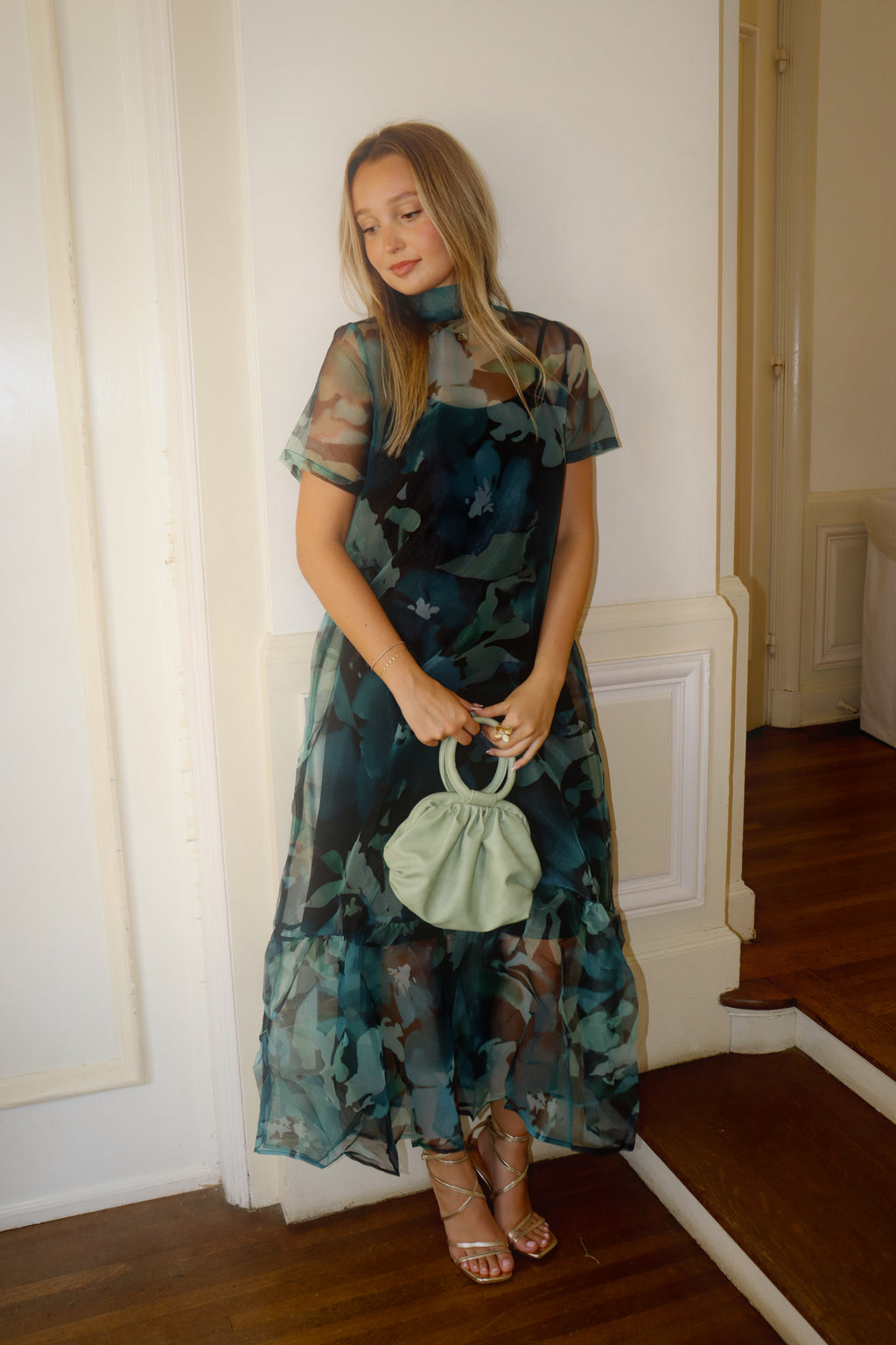 Delilah Tulle Overlay Dress