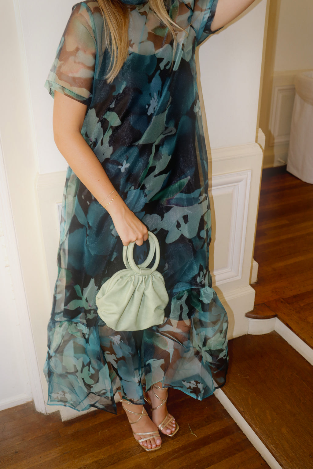 Delilah Tulle Overlay Dress